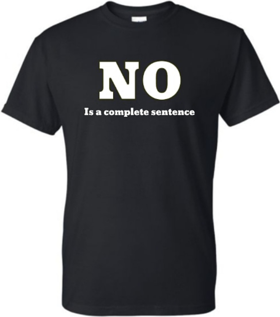 No is a complete sentence