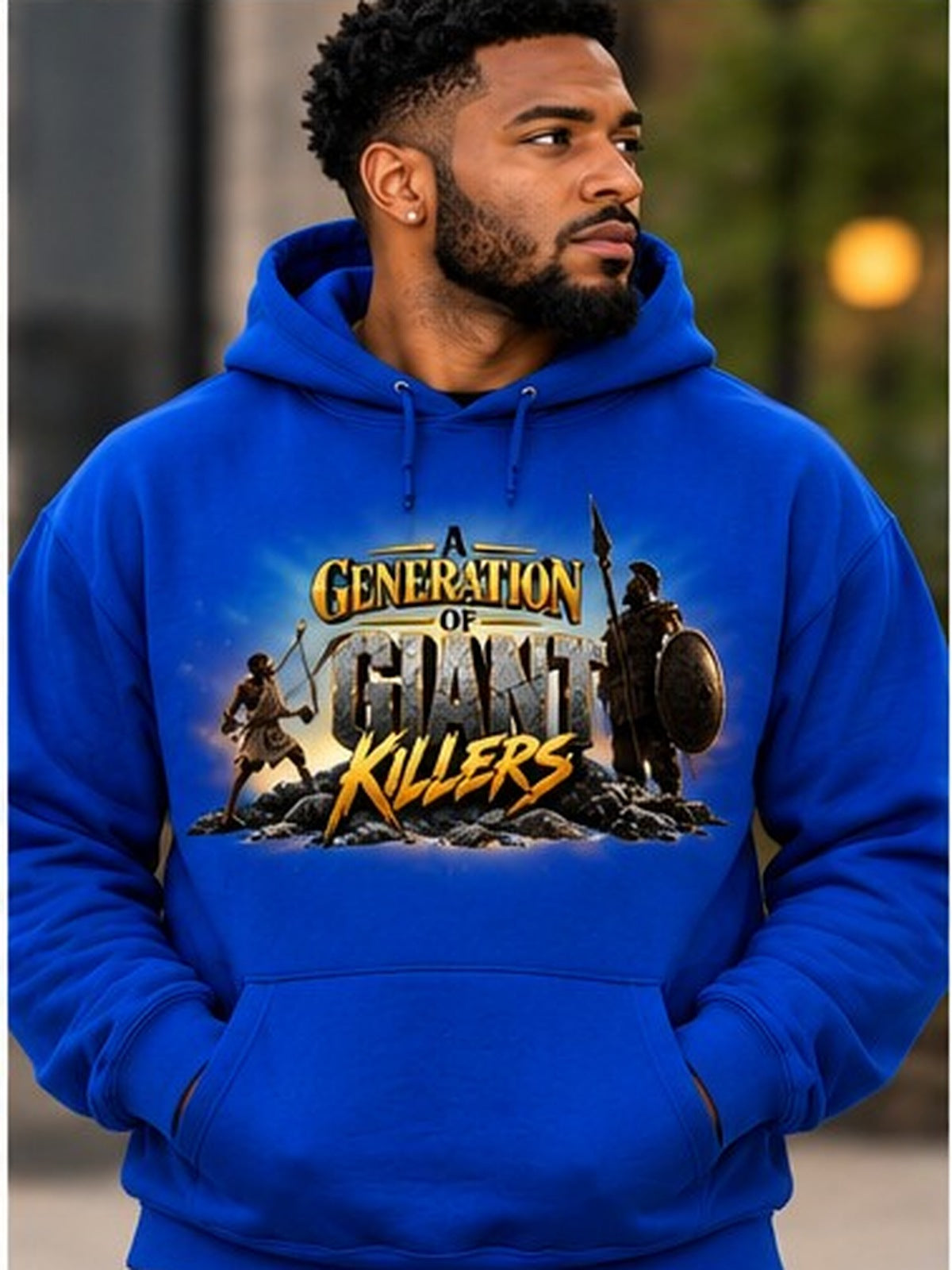 Updated giants hoodie model product mockup