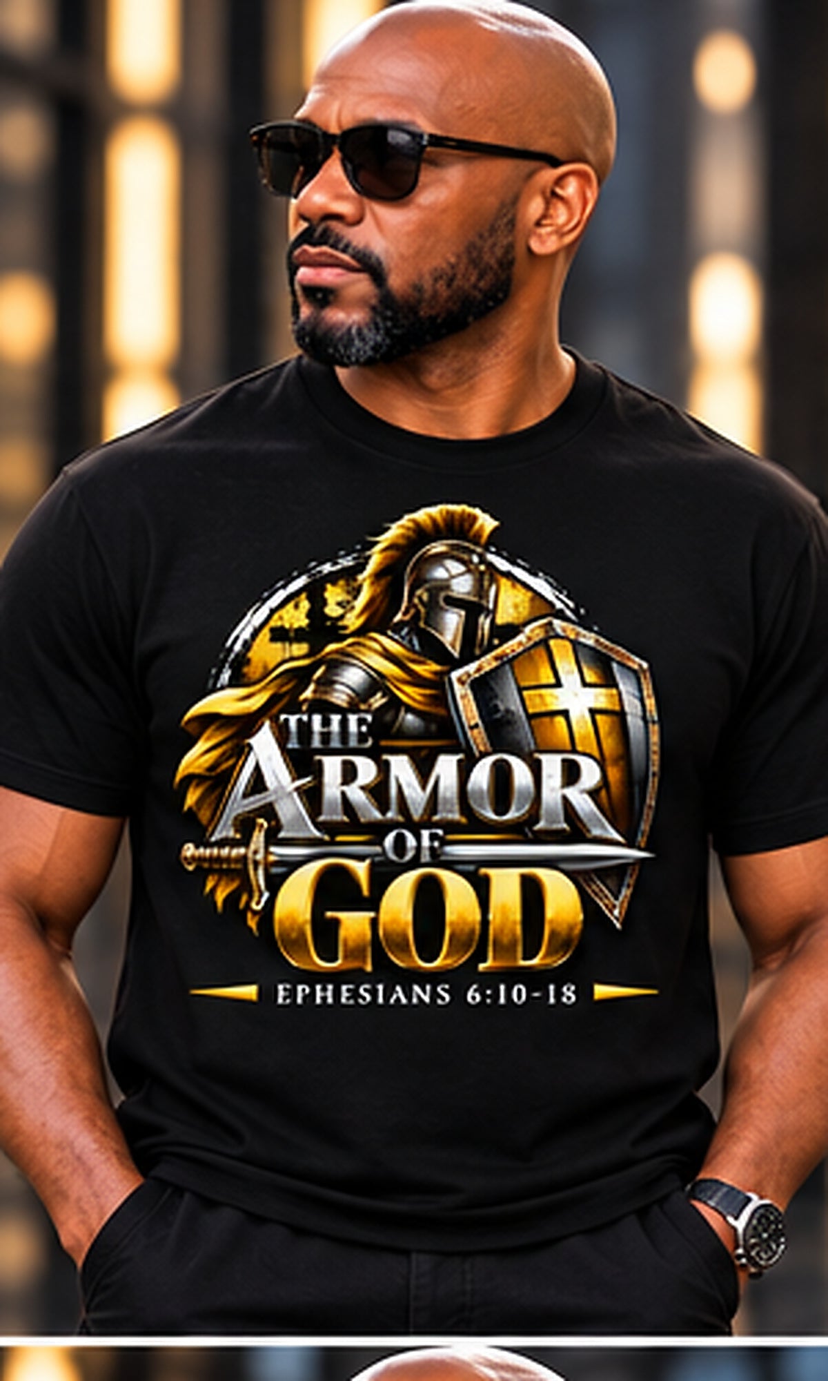 The Armor of God T-Shirt included in the book bundle
