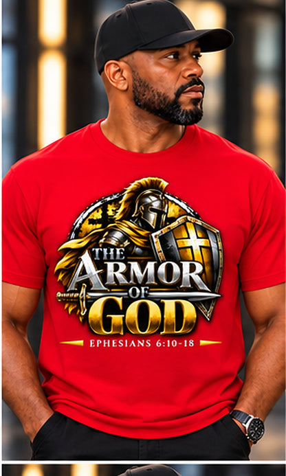 The Armor of God T-Shirt in Red