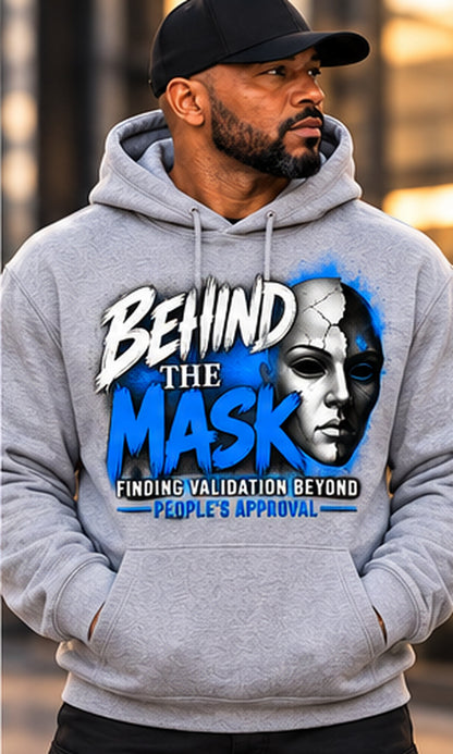 Behind the Mask Hoodie in Gray