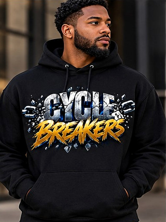 Cycle Breakers Hoodie model mockup