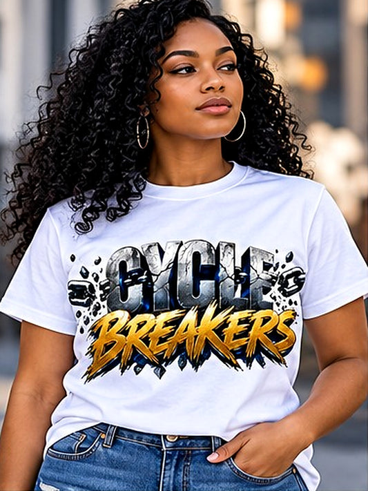 Cycle Breakers T-Shirt model mockup