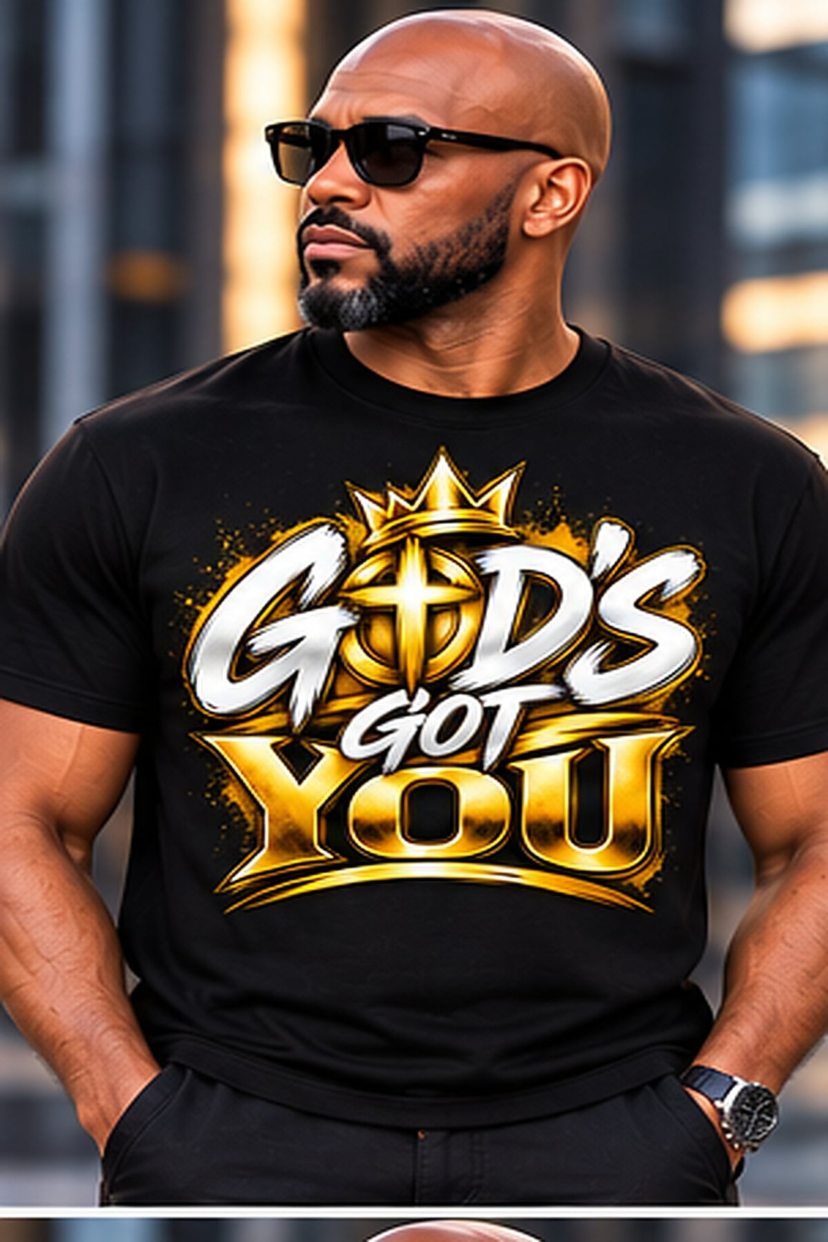 God's Got You T-Shirt included in the book bundle