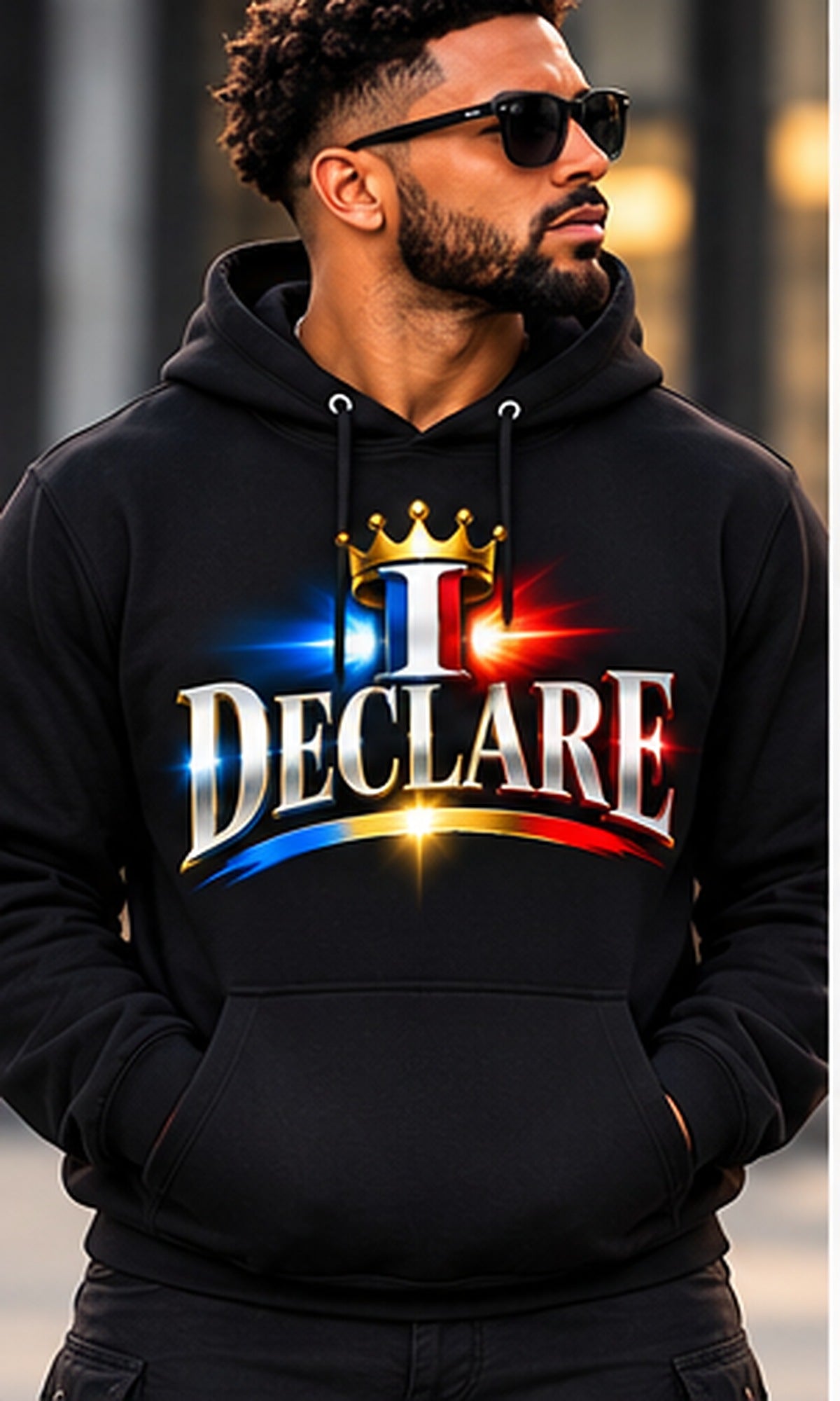 I DECLARE Hoodie in Black