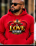 love hoodie red
