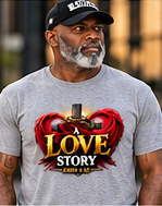 love shirt gray