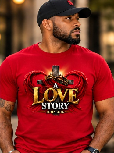 A Love Story T-Shirt model mockup
