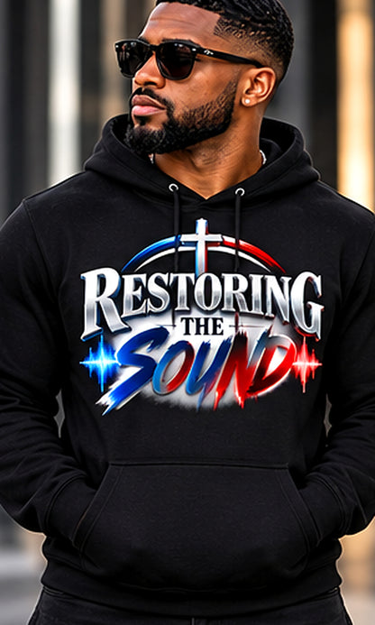 Restoring the Sound Hoodie in Black