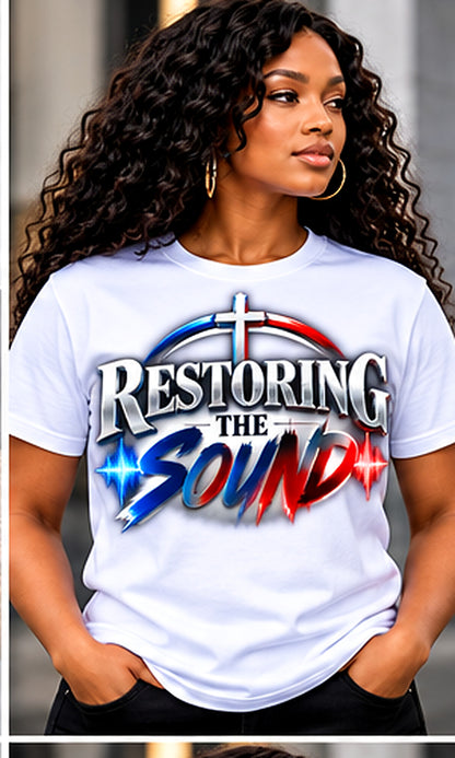 Restoring the Sound T-Shirt in White