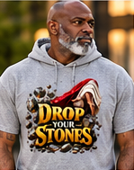 stones shirt gray