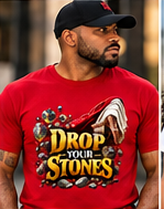 stones shirt red