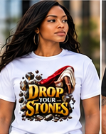 stones shirt white