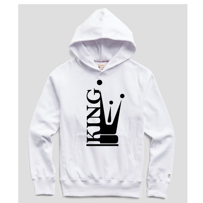 Couple hoodies KING and QUEEN couple hoodies, personalized Back custom Dates, hoodies for couples, Matching hoodie, Anniversary gift