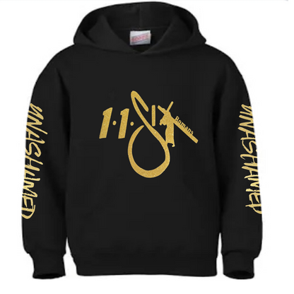 Black “11six” Hoodie – Romans 1:16 Faith Apparel