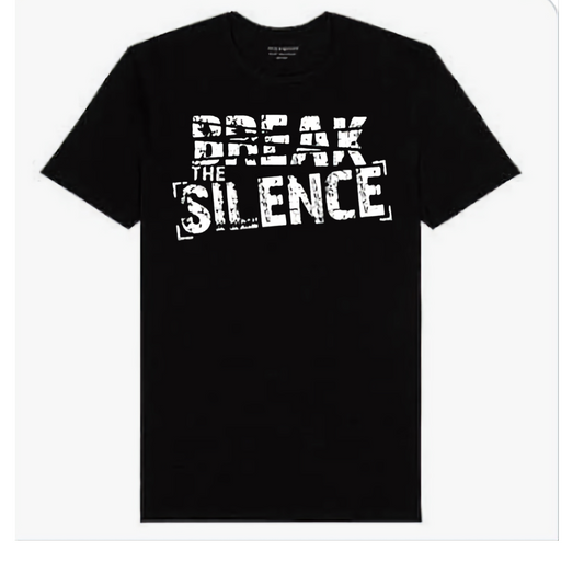 Break the Silence, Speak out T-shirt, standup t-shirt, Motivational T-Shirt