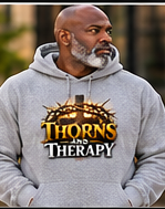thorns hoodie gray
