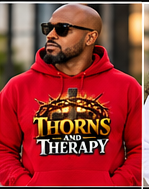 thorns hoodie red
