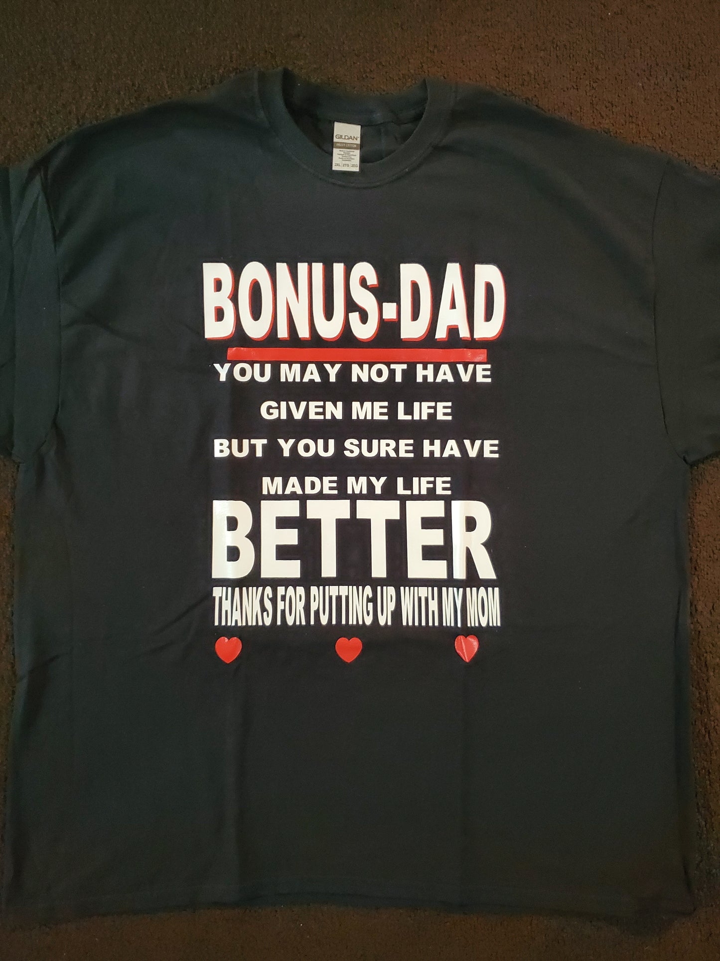 Bonus Dad, Father's day, gifts for step dads | bonus dad tee