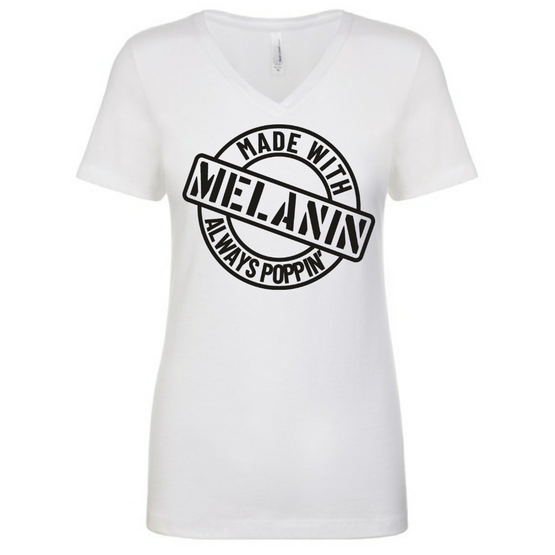 Made With Melanin, Always Poppin, Melanin Shirt, Black Queen, Confidence, Self-expression