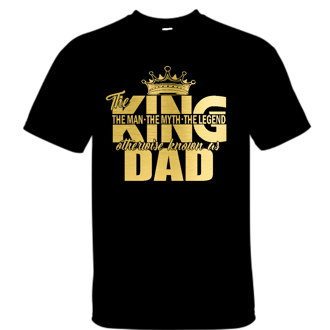 The King Shirt, Father's Day Shirt, Lion Dad Shirt, New Father Gift, Father Birthday Shirt