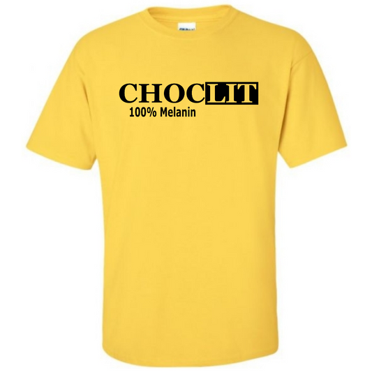 Choc-Lit %100 Melanin Shirt, Melanin Shirt, Black History Shirt, Black Women Shirt