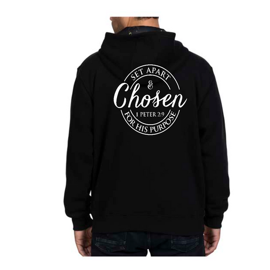 Set Apart & Chosen (zip up hoodie)